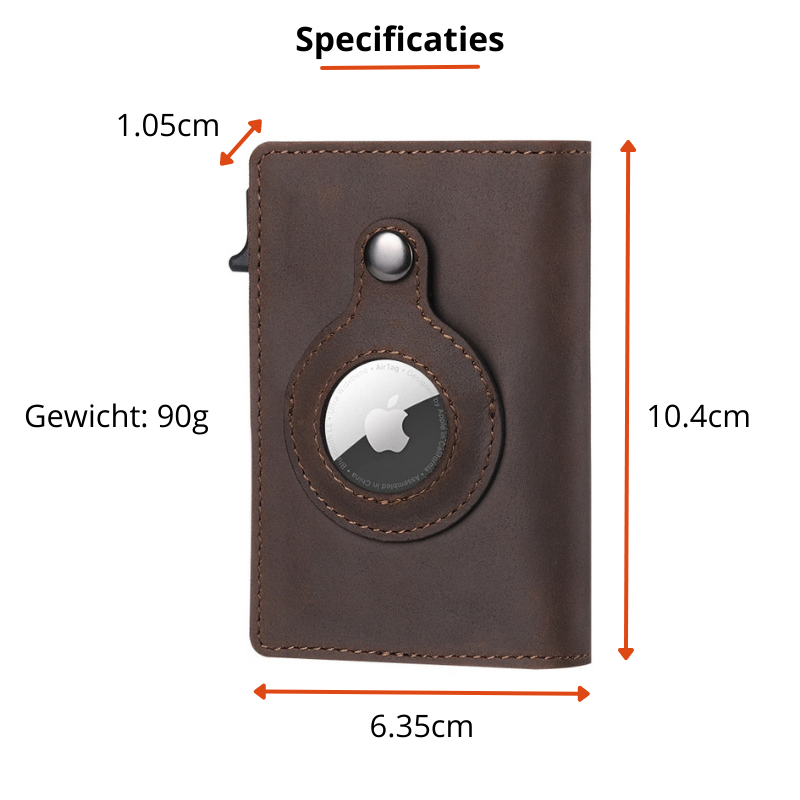 Portemonnee | Met de veilige en stijlvolle Apple AirTag-portemonnee kunt u gerust zijn